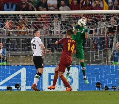 May 2, 2018 - Rome, Italy - Loris Karius during the UEFA Champions League semifinal match between AS Roma and FC Liverpool at the Olympic stadium on may 02, 2018 in Rome, Italy. A.S. Roma v Liverpool - UEFA Champions League Semi Final Second Leg  - ZUMAn230 20180502_zaa_n230_968 Copyright: xSilviaxLorex
