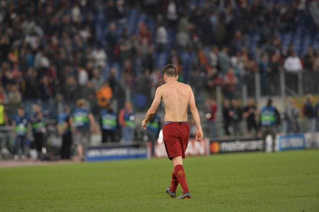 Bilder des Tages - SPORT May 2, 2018 - Rome, Italy - Alessandro Florenzi during the UEFA Champions League semifinal match between AS Roma and FC Liverpool at the Olympic stadium on may 02, 2018 in Rome, Italy. A.S. Roma v Liverpool - UEFA Champions League Semi Final Second Leg  - ZUMAn230 20180502_zaa_n230_995 Copyright: xSilviaxLorex