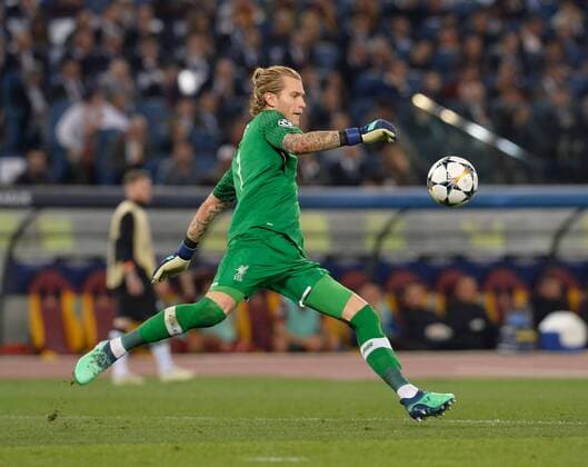 May 2, 2018 - Rome, Italy - Loris Karius during the UEFA Champions League semifinal match between AS Roma and FC Liverpool at the Olympic stadium on may 02, 2018 in Rome, Italy. A.S. Roma v Liverpool - UEFA Champions League Semi Final Second Leg  - ZUMAn230 20180502_zaa_n230_996 Copyright: xSilviaxLorex