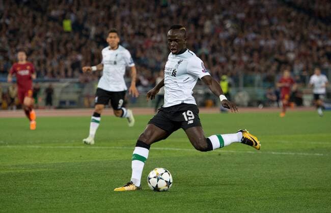 A.S. Roma v Liverpool UEFA Champions League Semi-Final Sadio Mane of Liverpool scores his team s 1st goal to make it 1-0 during the UEFA Champions League Semi-Final match at the Stadio Olimpico, Rome Content Not Available For UK Newspapers Copyright: xRussellxHartx FIL-11735-0085
