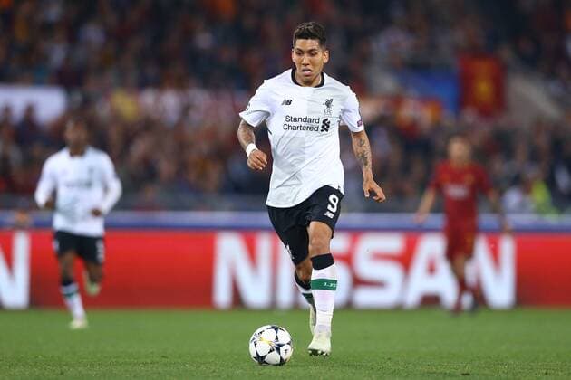 May 2, 2018 - Rome, Italy - AS Roma v FC Liverpool - Champions League semi-final second leg.Roberto Firmino of Liverpool at Olimpico Stadium in Rome, Italy on May 02, 2018. A.S. Roma v Liverpool - UEFA Champions League Semi Final Second Leg  - ZUMAn230 20180502_zaa_n230_1047 Copyright: xMatteoxCiambellix