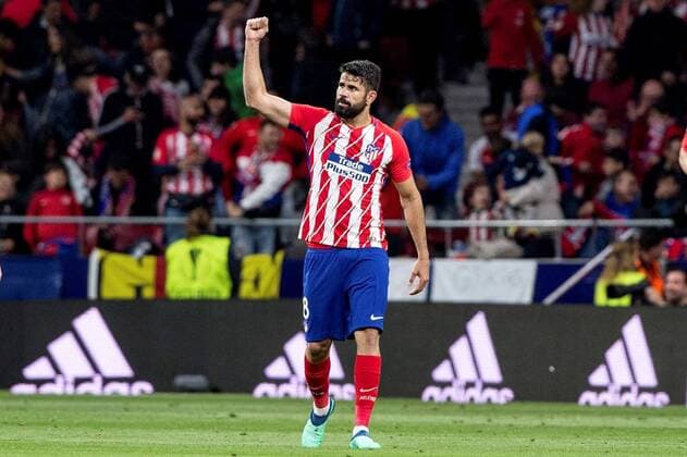Atletico de Madrid s Diego Costa jubilates the first goal of the team during the UEFA Europa League semifinal second leg match between Atletico de Madrid and Arsenal at the Wanda Metropolitano stadium in Madrid, Spain, 03 May 2017. Atletico de Madrid vs. Arsenal !ACHTUNG: NUR REDAKTIONELLE NUTZUNG!  Copyright: xJuanJoxMartinx CDM31 20180503-636609830009909865