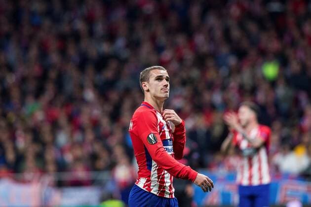 Atletico de Madrid s Antoine Griezmann during the UEFA Europa League semifinal second leg match between Atletico de Madrid and Arsenal at the Wanda Metropolitano stadium in Madrid, Spain, 03 May 2017. Atletico de Madrid vs. Arsenal !ACHTUNG: NUR REDAKTIONELLE NUTZUNG!  Copyright: xRodrigoxJimenezx CDM42 20180503-636609850458002453