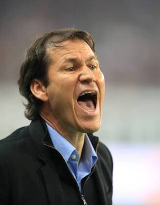 SOCCER - EL, RBS vs Marseille SALZBURG,AUSTRIA,03.MAY.18 - SOCCER - UEFA Europa League, semifinal, Red Bull Salzburg vs Olympique Marseille. Image shows head coach Rudi Garcia (Marseille). GEPAxpictures xMarioxBuehner