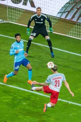03 05 2018 Red Bull Arena Salzburg UEFA Champions League semi-finals El Fredrik Gulbrandsen FC Salzburg UEFA Champions League semi-finals 2nd Leg match between FC Salzburg and Olympique Marseille at the Red Bull Arena in Salzburg Austria on 2018 05 03 Salzburg  EX_FEI