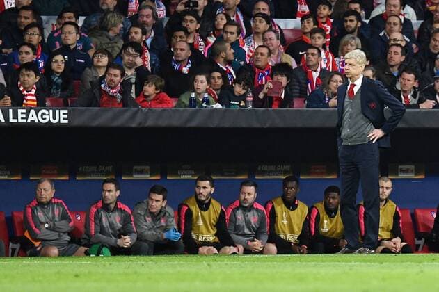 Atletico Madrid v Arsenal UEFA Europa League Semi-Final Arsenal manager Arsene Wenger during the UEFA Europa League Semi-Final match at the Wanda Metropolitano Stadium, Madrid Content Not Available For UK Newspapers Copyright: xKristianxKanex FIL-11741-0063