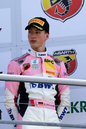 David Schumacher US Racing CHRS is happy to be ranked number 1 in the rookie classification at the Formula 4 Championship at the DTM race at the Hockenheimring Copyright Thomas Pakusch