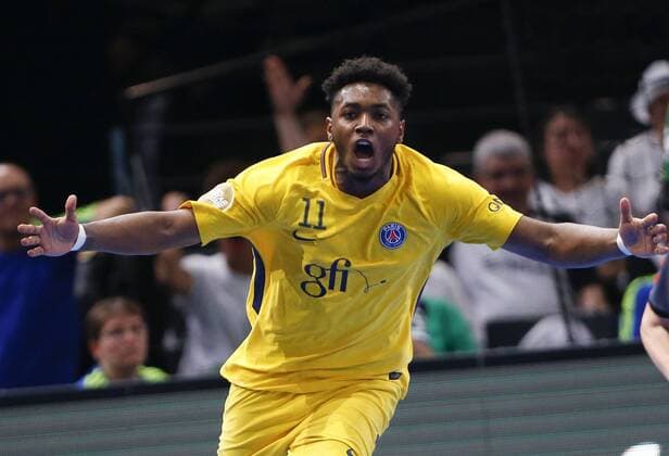 Joie Benoit Kounkoud (PSG) HANDBALL : Nimes vs Paris Saint Germain - Finale Coupe de France Hommes - 05 05 2018 GwendolineLeGoff Panoramic 