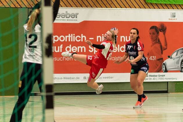 Baeren Handball 2 Bundesliga Women HBF season 17 18 05 05 2018 SG H2Ku Herrenberg Kuties vs Kurpfalz Baeren Handball 2 Bundesliga Women HBF season 17 18 05 05 2018 Herrenberg Copyright: xEibner-Pressefoto WolfgangxFrankx SGH