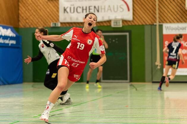 Baeren Handball 2 Bundesliga Women HBF season 17 18 05 05 2018 SG H2Ku Herrenberg Kuties vs Kurpfalz Baeren Handball 2 Bundesliga Women HBF season 17 18 05 05 2018 Herrenberg Copyright: xEibner-Pressefoto WolfgangxFrankx SGH
