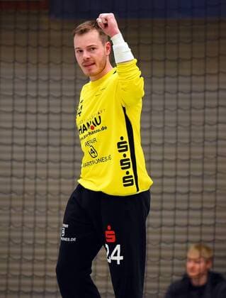 05 05 2018 xpsx Handball 3 Liga HSG Hanau TV Grosswallstadt v 1 jubilee Sebastian Schermuly Hanau Hanau Hessen Germany