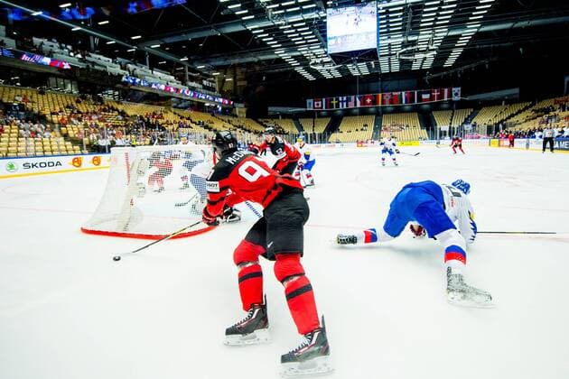 180506 Connor McDavid of Canada during the IIHF Ice Hockey World Championship match between South Korea and Canada on May 6, 2018 in Herning Photo Vegard Wivestad Gray PICTURES N Code VG 170154  Copyright: VEGARDxWIVESTADxGR¯TT BB180506BB165
