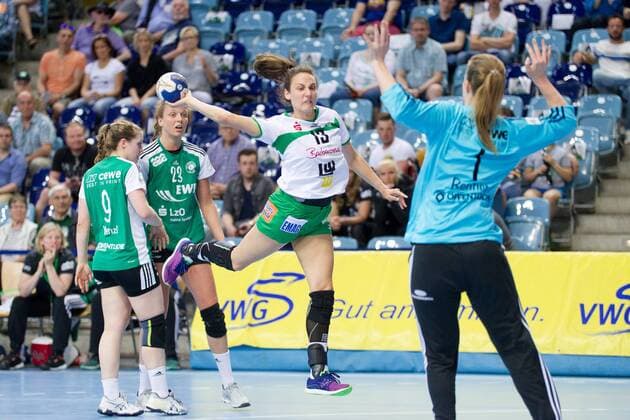 VfL Oldenburg Handball vs Frisch Auf Goeppingen Women VfL Oldenburg Handball vs Frisch Auf Goeppingen Women Handball Handball Bundesliga Season 2017 2018 06 05 2018 Oldenburg Copyright: xDanielxReinelt xEibner-Pressefotox EP_drt