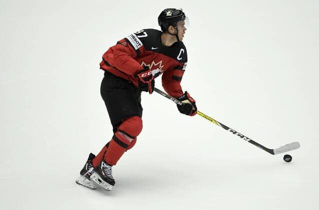 Connor McDavid of Canada during IIHF World Championship WM Weltmeisterschaft group B Ice hockey Eishockey match between Canada and Denmark in Jyske Bank Boxen in Herning, Denmark, Monday, May 7, 2018. , Herning Denmark  Copyright: LarsxMoellerx xRitzauxScanpix LarsxMoellerx cop102 spdk20180507-220555-L