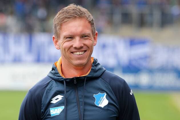 Single action Action Joy cheerful happy bright optimistic Soccer A Junior Bundesliga German Championship Semi-finals TSG 1899 Hoffenheim U19 FC Schalke 04 U19 xozx