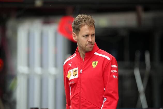 Photo4 LaPresse 10 05 2018 Barcelona, Spain Grand Prix Formula One Spain 2018 In the pic: Sebastian Vettel (GER) Scuderia Ferrari SF71H & xa9; Photo4 LaPresse 10 05 2018 Barcelona, Spain Sport Grand Prix Formula One Spain 2018 In the pic: Sebastian Vettel (GER) Scuderia Ferrari SF71H  Copyright: xphoto4 Lapressex
