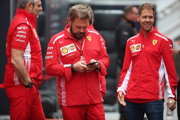 Photo4 LaPresse 10 05 2018 Barcelona, Spain Grand Prix Formula One Spain 2018 In the pic: Sebastian Vettel (GER) Scuderia Ferrari SF71H & xa9; Photo4 LaPresse 10 05 2018 Barcelona, Spain Sport Grand Prix Formula One Spain 2018 In the pic: Sebastian Vettel (GER) Scuderia Ferrari SF71H  Copyright: xphoto4 Lapressex