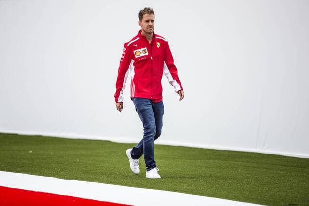 May 10, 2018 - Barcelona, Catalonia, Spain - 05 Sebastian Vettel from Germany with Scuderia Ferrari SF71H portrait during the Spanish Formula One Grand Prix at Circuit de Catalunya on May 10, 2018 in Montmelo, Spain. Spanish F1 Grand Prix - Previews  - ZUMAn230 20180510_zaa_n230_962 Copyright: xXavierxBonillax