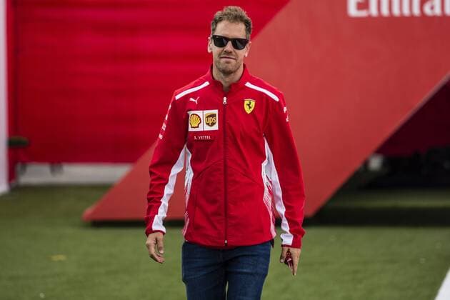 May 10, 2018 - Barcelona, Catalonia, Spain - 05 Sebastian Vettel from Germany with Scuderia Ferrari SF71H portrait during the Spanish Formula One Grand Prix at Circuit de Catalunya on May 10, 2018 in Montmelo, Spain. Spanish F1 Grand Prix - Previews  - ZUMAn230 20180510_zaa_n230_991 Copyright: xXavierxBonillax