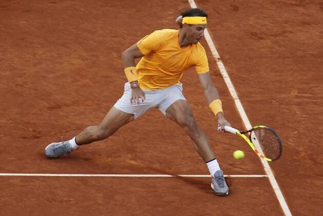 Mutua Madrid Open 2018 of tennis. (Photo: Jose Cuesta 261 Cordon Press). Match between Rafael Nadal (ESP) and Diego Schwartzman (ARG).  xJ.xLuisxCuestax xx