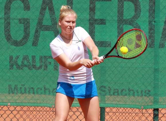 Lara Schmidt TC BW Dresden Blasewitz Tennis 2 BL South Ladies 10 05 2018 GW Luitpoldpark Munich TC BW Dresden Blasewitz