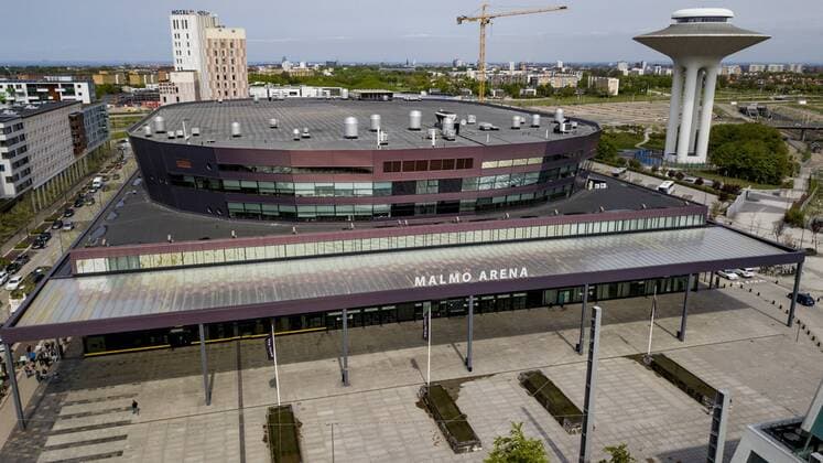 180511 Dronning view of Malmö Arena during a photographed on May 11, 2018 in Malmö  Copyright: LUDVIGxTHUNMAN BB180511LT120