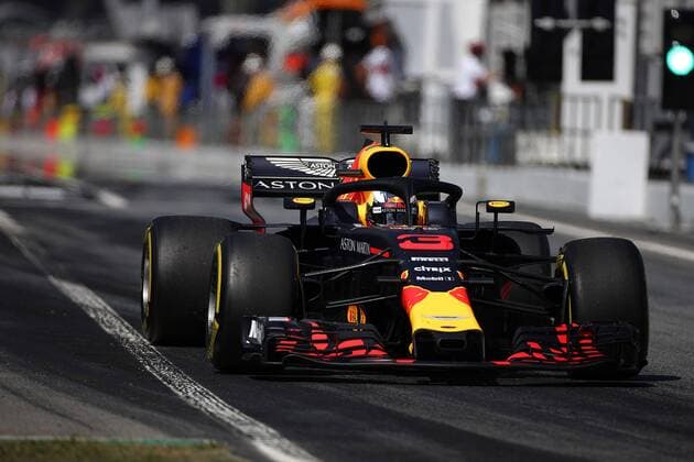 Photo4 LaPresse 11 05 2018 Barcelona, Spain Grand Prix Formula One Spain 2018 In the pic: Daniel Ricciardo (AUS) Red Bull Racing RB14 & xa9; Photo4 LaPresse 11 05 2018 Barcelona, Spain Sport Grand Prix Formula One Spain 2018 In the pic: Daniel Ricciardo (AUS) Red Bull Racing RB14  Copyright: xPhoto4 LaPressex