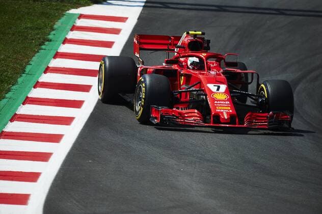 11th May, Circuit de Barcelona, Barcelona, Spain; Spanish Formula One Grand Prix, Friday free practice; Kimi Raikkonen of the Ferrari Team in action during the 2nd practice session  ActionPlus12023678