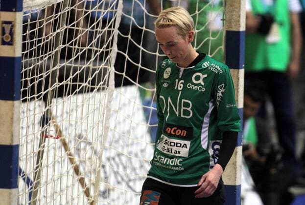 11.05.2018 Craiova(Romania) SCM Craiova-Vipers Kristiansand EHF Cup Final women s handball Katrine Lunde Vipers Kristiansand during lost match : 