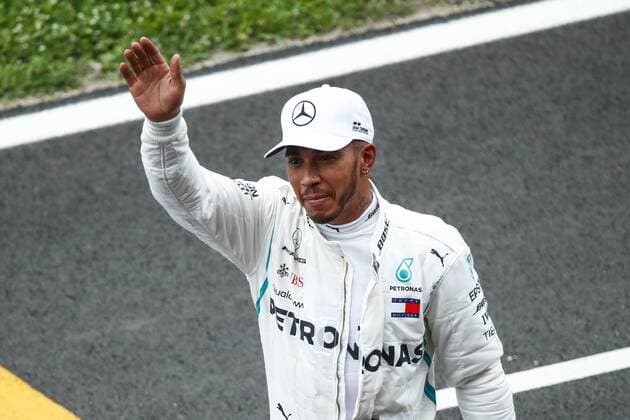 May 12, 2018 - Barcelona, Catalonia, Spain - May 12th, 2018 - Circuit de Barcelona-Catalunya, Montmelo, Spain - Formula One Spanish GP 2018; .Lewis Hamilton of Mercedes-AMG-Petronas Formula One Team takes the Pole Position of Spanish GP. Barcelona Formula One Spanish GP; .May 12th - ZUMAa178 20180512_zap_a178_024 Copyright: xEricxAlonsox