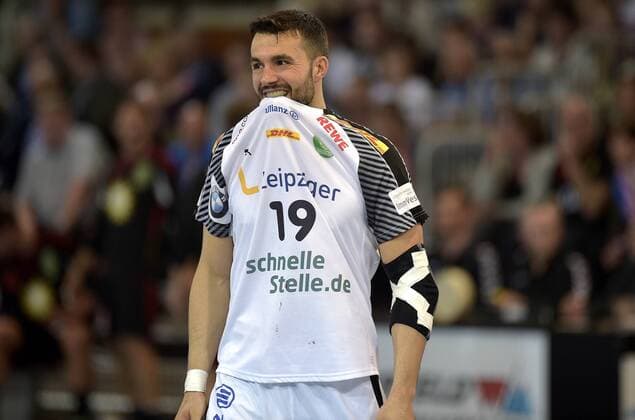 10 05 2018 pmk NA121177 Handball Men Bundesliga Season 2017 2018 SCDHfK Leipzig Bastian ROSCHEK 19 Leipzig