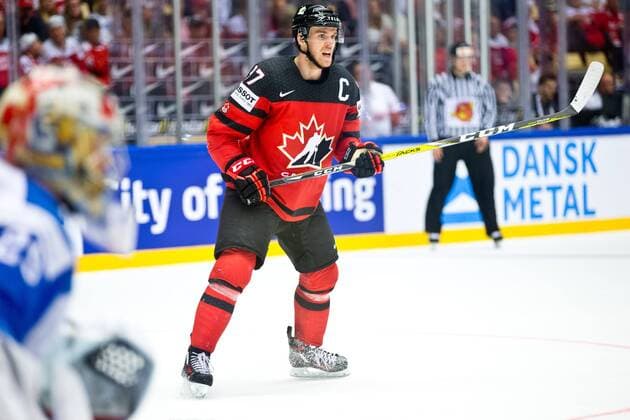 Connor McDavid 97, CAN during their IIHF Ice hockey Eishockey World Championship WM Weltmeisterschaft 2018 CAN - FIN match in Jyske Bank Boxen 12. May 2018 in Herning, Denmark.  Copyright: xTomixHänninenx tnp24SPO1230523717