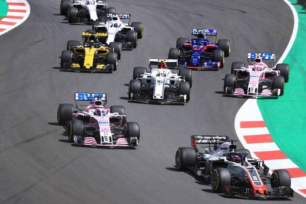 13th May, Circuit de Barcelona, Barcelona, Spain; Spanish Formula One Grand Prix, Sunday race day; Sahara Force India, Sergio Perez  ActionPlus12024412