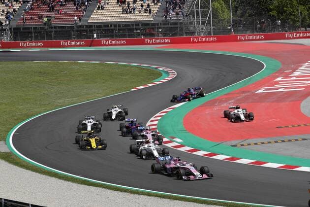 Photo4 LaPresse 13 05 2018 Barcelona, Spain Grand Prix Formula One Spain 2018 In the pic: Sergio Perez (MEX) Sahara Force India F1 VJM011 and Marcus Ericsson (SUE) Sauber C37 off tarck & xa9; Photo4 LaPresse 13 05 2018 Barcelona, Spain Sport Grand Prix Formula One Spain 2018 In the pic: Sergio Perez (MEX) Sahara Force India F1 VJM011 and Marcus Ericsson (SUE) Sauber C37 off tarck  Copyright: xPhoto4 LaPressex