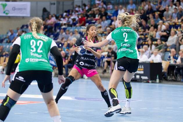 VfL Oldenburg Handball vs TuS Metzingen VfL Oldenburg Handball vs TuS Metzingen Handball vs VfL Oldenburg Handball vs TuS Metzingen Handball Handball Bundesliga Season 2017 2018 13 05 2018 Oldenburg Copyright: xDanielxReinelt xEibner-Pressefotox EP_drt