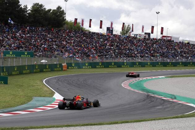 Photo4 LaPresse 13 05 2018 Barcelona, Spain Grand Prix Formula One Spain 2018 In the pic: Max Verstappen (NED) Red Bull Racing RB14 & xa9; Photo4 LaPresse 13 05 2018 Barcelona, Spain Sport Grand Prix Formula One Spain 2018 In the pic: Max Verstappen (NED) Red Bull Racing RB14  Copyright: xPhoto4 LaPressex