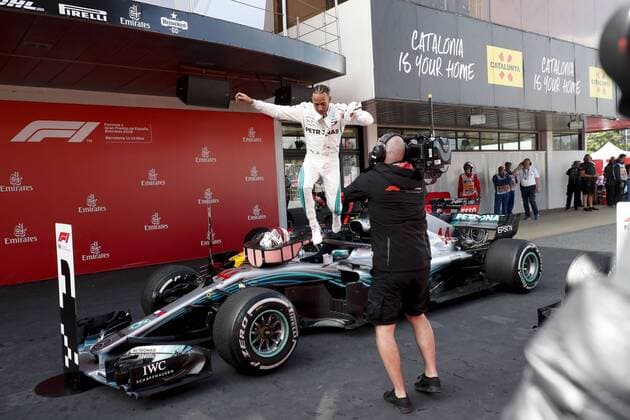 Motorsports: FIA Formula One World Championship WM Weltmeisterschaft 2018, Grand Prix of Spain, 44 Lewis Hamilton (GBR, Mercedes AMG Petronas Motorsport), Barcelona Spain