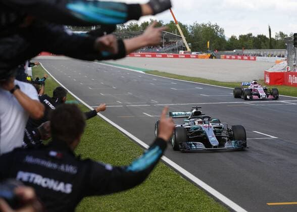 Motorsports: FIA Formula One World Championship WM Weltmeisterschaft 2018, Grand Prix of Spain, 44 Lewis Hamilton (GBR, Mercedes AMG Petronas Motorsport), Barcelona Spain