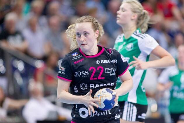 Maren Weigel No 22 Tussies Metzingen VfL Oldenburg Handball vs TuS Metzingen VfL Oldenburg Handball vs VfL Oldenburg Handball vs TuS Metzingen Handball Handball Bundesliga Season 2017 2018 13 05 2018 Oldenburg Copyright: xDanielxReinelt xEibner-Pressefotox EP_drt