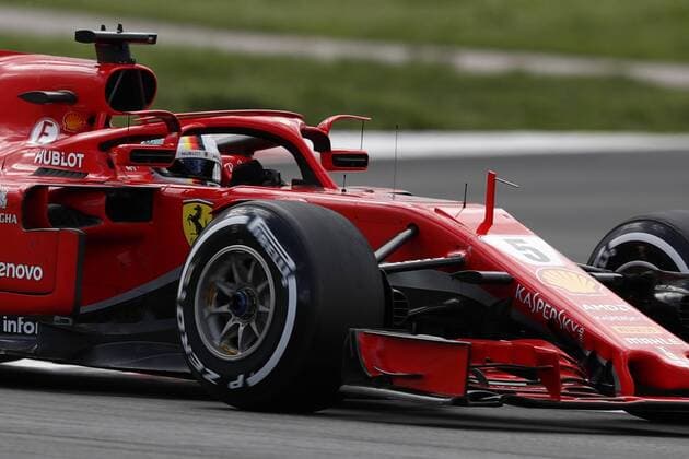May 13, 2018 - Barcelona, Catalonia, Spain - May 13th, 2018 - Circuit de Barcelona-Catalunya, Montmelo, Spain - Race of Formula One Spanish GP 2018; Sebastian Vettel of Team Scuderia Ferrari during the Spanish GP. Barcelona Formula One Spanish GP; .May 13th - ZUMAa178 20180513_zap_a178_058 Copyright: xEricxAlonsox