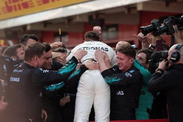Photo4 LaPresse 13 05 2018 Barcelona, Spain Grand Prix Formula One Spain 2018 In the pic: Lewis Hamilton (GBR) Mercedes AMG F1 W09 & xa9; Photo4 LaPresse 13 05 2018 Barcelona, Spain Sport Grand Prix Formula One Spain 2018 In the pic: Lewis Hamilton (GBR) Mercedes AMG F1 W09  Copyright: xPhoto4 LaPressex