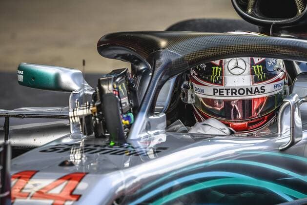 May 13, 2018 - Barcelona, Catalonia, Spain - LEWIS HAMILTON (GBR) gets out of his Mercedes W09 EQ Power + after winning the Spanish GP at Circuit de Barcelona - Catalunya F1 2018: Spanish Grand Prix: Hamilton Wins - ZUMAo105 20180513_zap_o105_079 Copyright: xMatthiasxOesterlex
