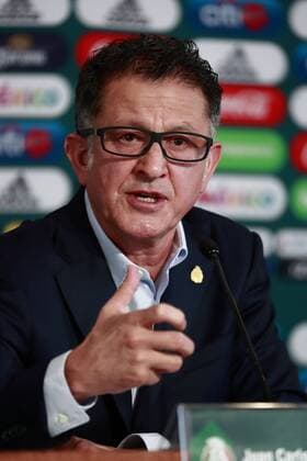 Mexico s national soccer team coach, Colombian Juan Carlos Osorio, delivers a press conference PK Pressekonferenz in Mexico City, Mexico, 14 May 2018. Osorio announced Rafa Marquez and other 16 players of the Europa and MLS Fussball Herren USA leagues. Mexico s national soccer team press conference !ACHTUNG: NUR REDAKTIONELLE NUTZUNG!  Copyright: xJosexMendezx MEX01 20180514-636619248717478584