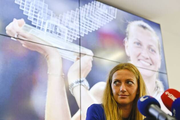 Czech tennis player Petra Kvitova attends a press conference PK Pressekonferenz in Prague, Czech Republic, on May 15, 2018. (CTKxPhoto MichalxKamaryt) CTKPhotoP201805150606801  kmt 2