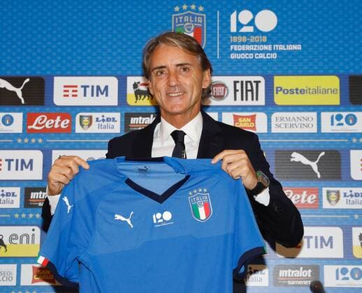 Photo Maro Bucco - LaPresse May 15th, 2018 Florence, Italy Soccer Roberto Mancini is the new coach of the Italy national team Nationalteam In the pic: Roberto Mancini Foto Marco Bucco - LaPresse15-05-2018 Firenze, ItaliaSportPresentazione nuovo CT Nazionale Italiana di calcio Roberto ManciniNella foto: Roberto ManciniPhoto Maro Bucco - LaPresseMay 15th, 2018 Florence, ItalySportPresentation of new Italian coach Roberto ManciniIn the pic: Roberto Mancini  Copyright: xMarcoxBucco LaPressex