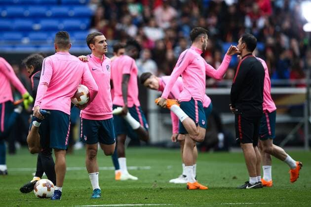 SOCCER - EL, Madrid vs Marseille LYON,FRANCE,15.MAY.18 - SOCCER - UEFA Europa League, final, Atletico Madrid vs Olympique Marseille, training Madrid. Image shows Antoine Griezmann (Atletico). GEPAxpictures xDanielxGoetzhaber