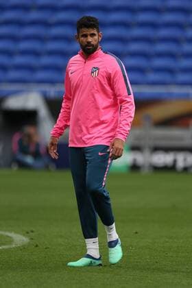 Atletico Madrid Training Diego Costa of Atletico Madrid during the Atletico Madrid training session at Stade de Lyons, Lyons Content Not Available For UK Newspapers Copyright: xPaulxChestertonx FIL-11802-0005