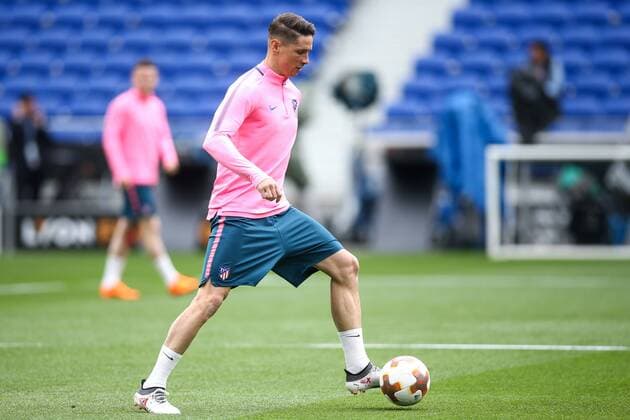 SOCCER - EL, Madrid vs Marseille LYON,FRANCE,15.MAY.18 - SOCCER - UEFA Europa League, final, Atletico Madrid vs Olympique Marseille, training Madrid. Image shows Fernando Torres (Atletico). GEPAxpictures xDanielxGoetzhaber