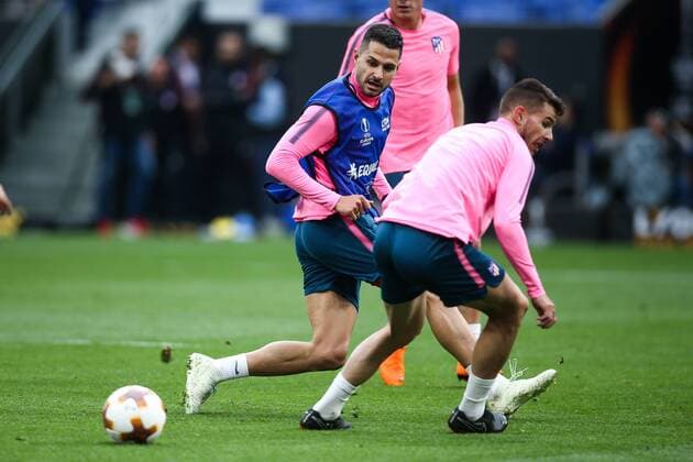 SOCCER - EL, Madrid vs Marseille LYON,FRANCE,15.MAY.18 - SOCCER - UEFA Europa League, final, Atletico Madrid vs Olympique Marseille, training Madrid. Image shows Vitolo (Atletico). GEPAxpictures xDanielxGoetzhaber