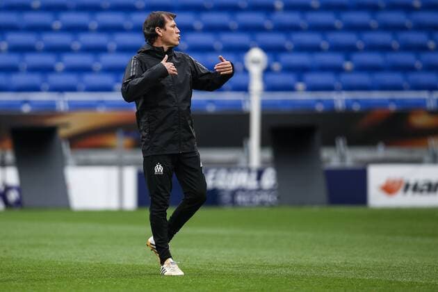 SOCCER - EL, Madrid vs Marseille LYON,FRANCE,15.MAY.18 - SOCCER - UEFA Europa League, final, Atletico Madrid vs Olympique Marseille, training Marseille. Image shows head coach Rudi Garcia (Marseille). GEPAxpictures xDanielxGoetzhaber